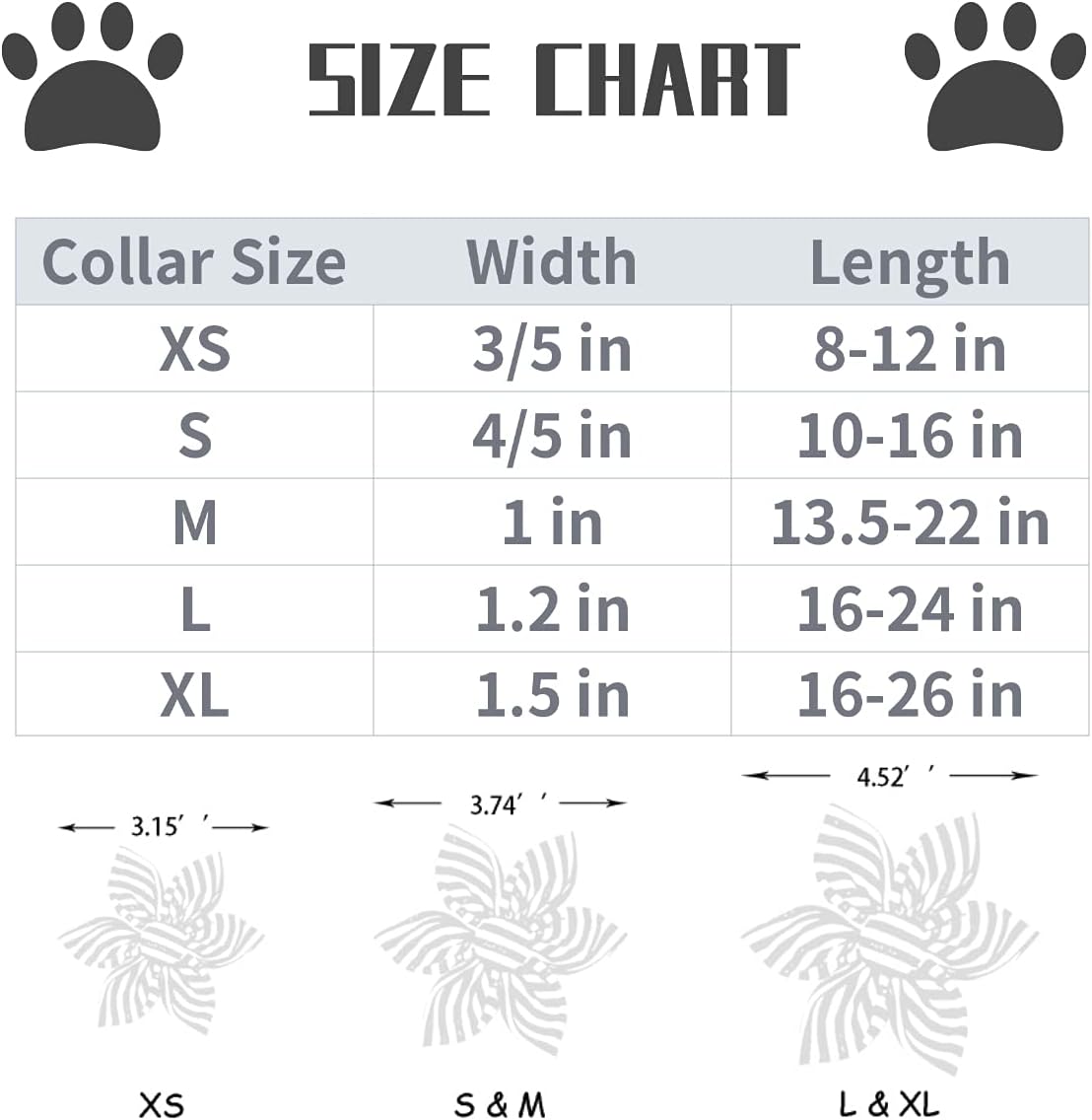 Lionet Paws Thanksgiving Day Dog Collar with Flower, Dogs Flower Collar with Metal Buckle for Dogs, Adjustable Comfortable Dog Collars Girl, XL, Neck 16-26 in