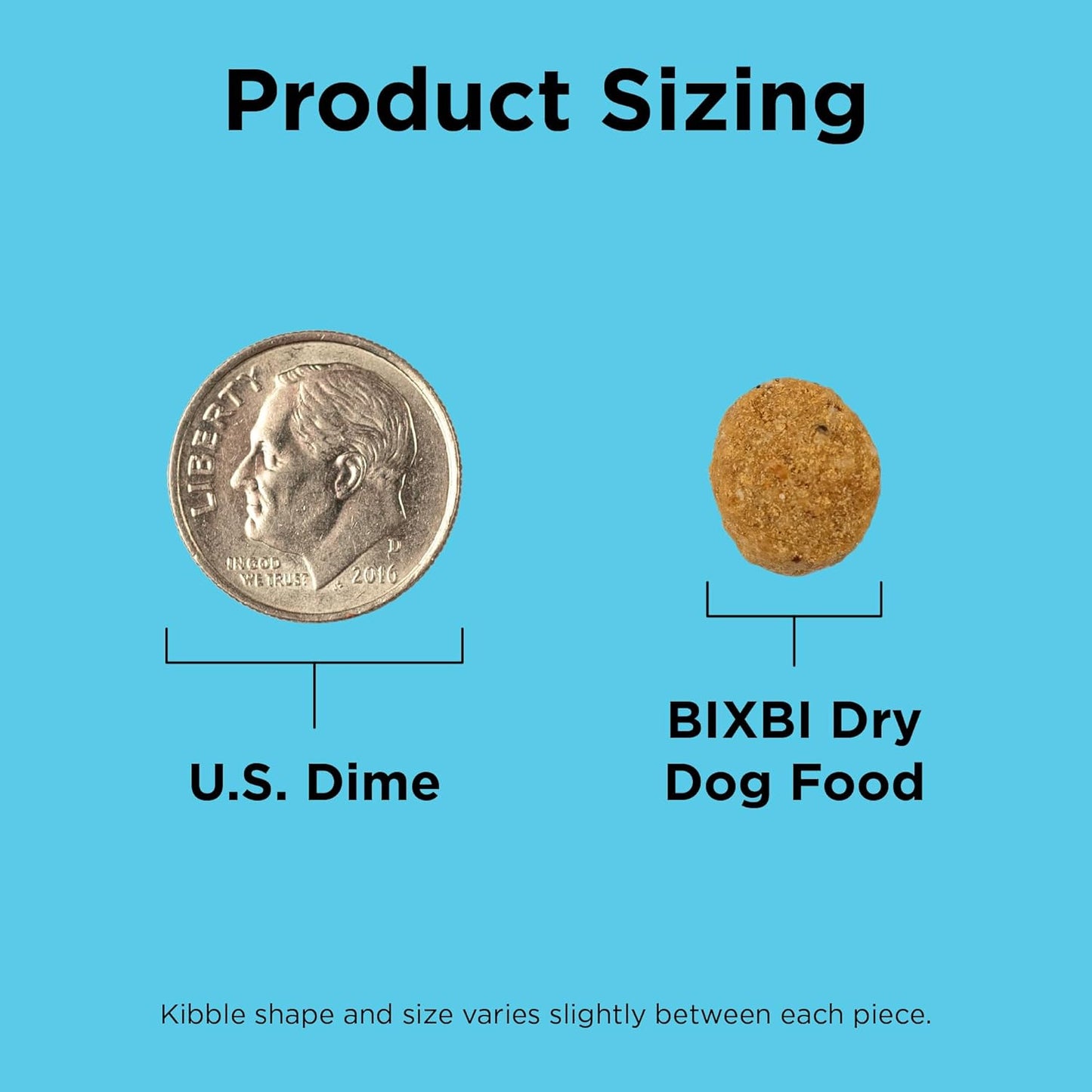 BIXBI Liberty Grain Free Dry Dog Food, Beef, 22 lbs - Fresh Meat, No Meat Meal, No Fillers - Gently Steamed & Cooked - No Soy, Corn, Rice or Wheat for Easy Digestion - USA Made