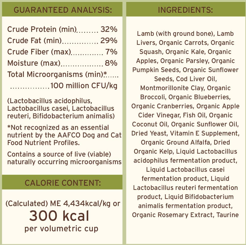 Primal Freeze Dried Dog Food, Pronto Mini Nuggets, Lamb; Scoop & Serve, Complete & Balanced Meal; Also Use as Topper or Treat; Premium, Healthy, Grain Free, High Protein Raw Dog Food (25 oz)