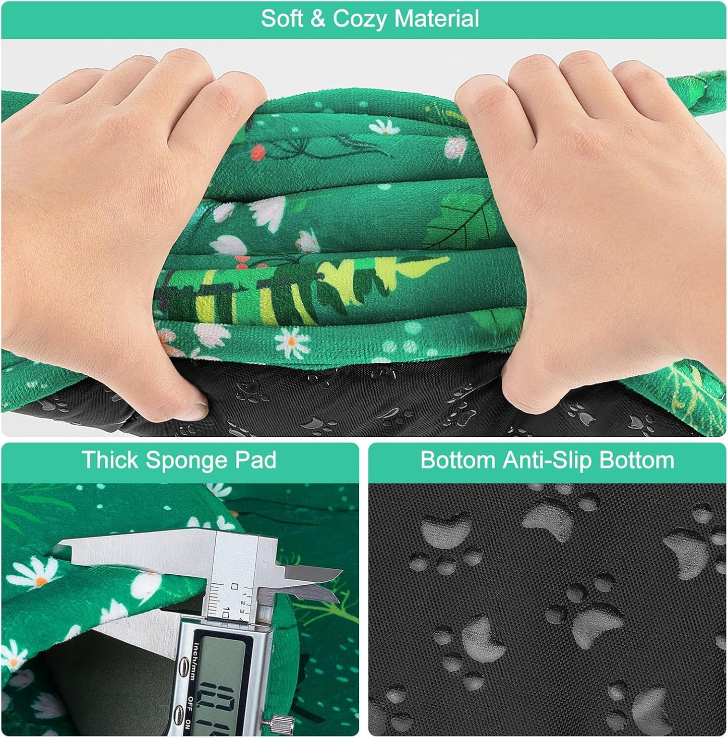 Unicorn Catcher Guinea Pig Hideout - Large Cozy Bed, Warm House, Washable Tunnel Accessories for Small Pets: Hamster, Chinchilla, Bunny