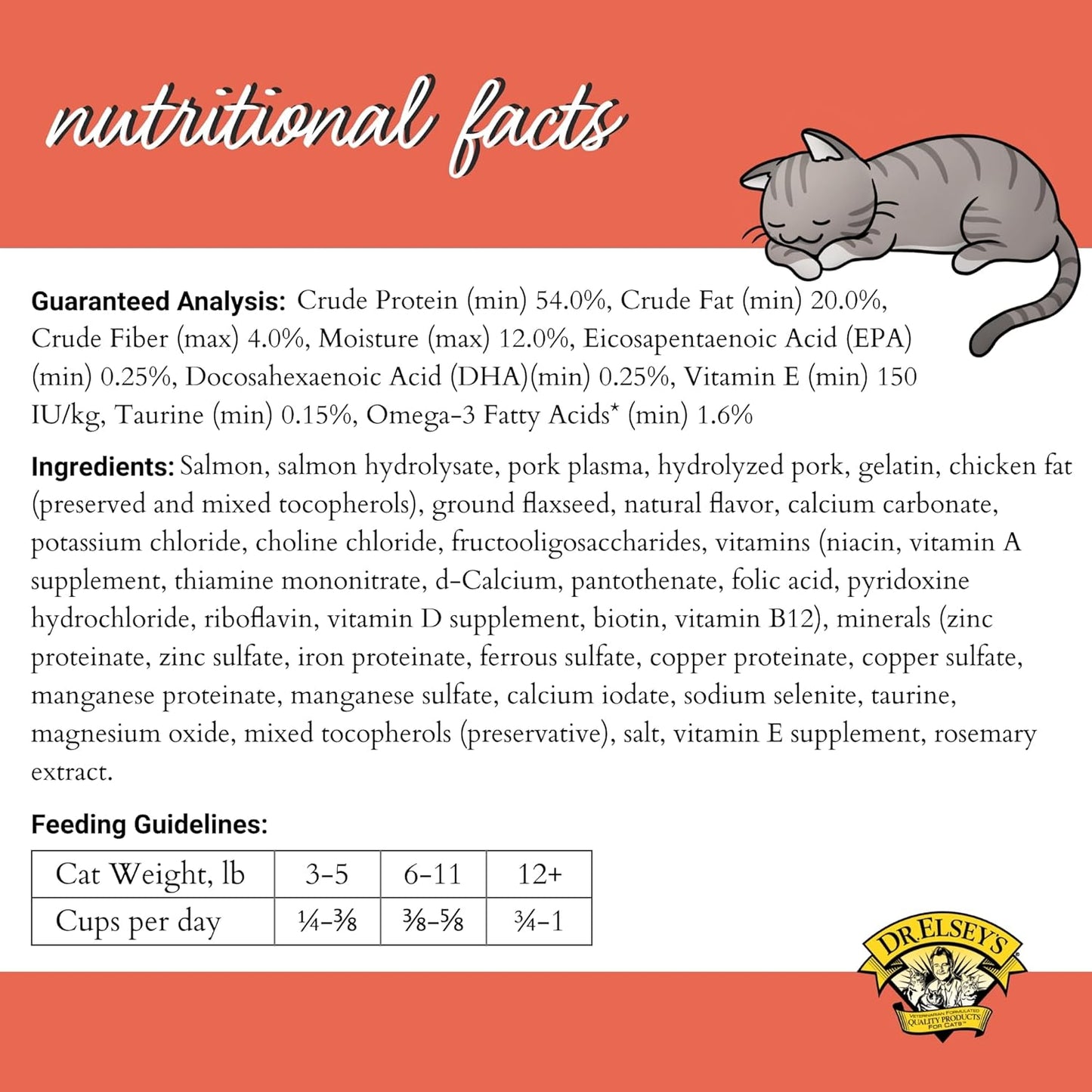 Dr. Elsey's Cleanprotein Salmon Formula Dry Cat Food, 6.6 Lb