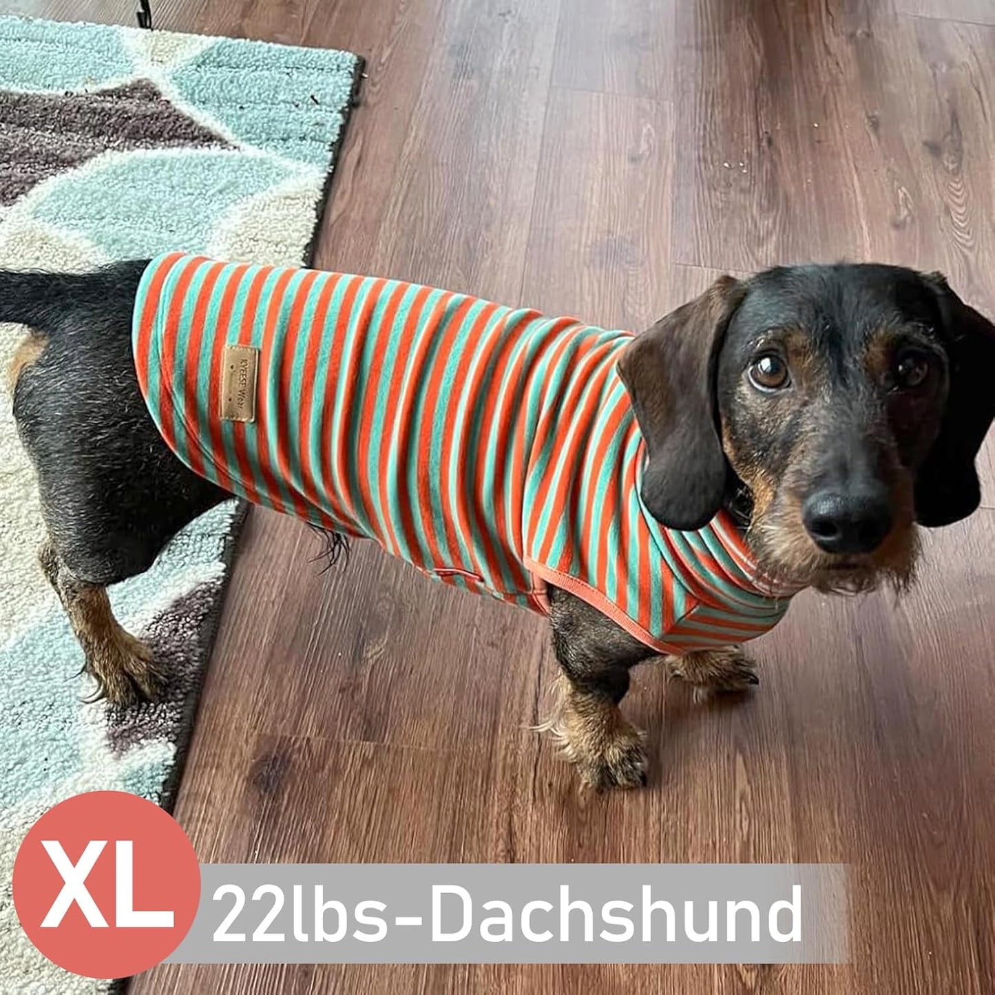 KYEESE 2Pack Dog Sweater Turtleneck Dogs Clothes Stretchy Dachshund Clothes Soft Pet Sweatshirt Pullover Dog Sweaters for Small Dogs Male Warm Pet Coats