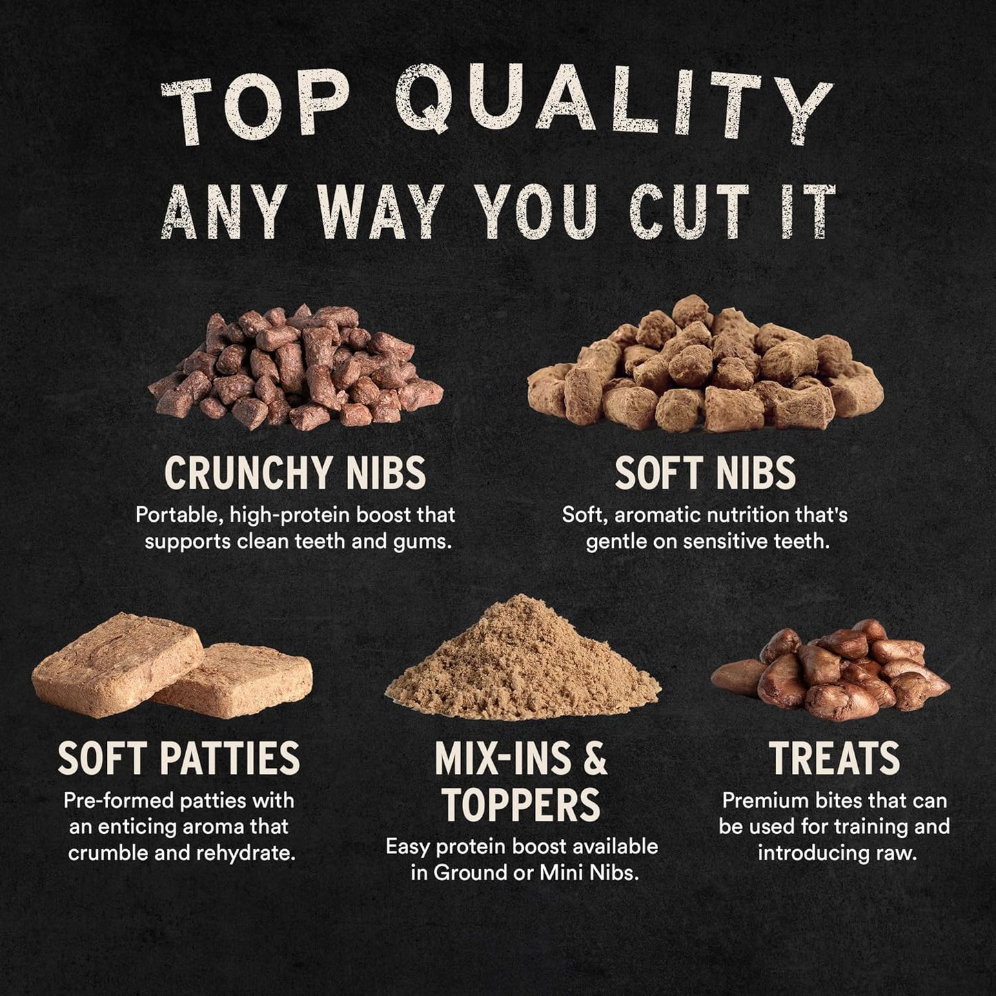 Vital Essentials Freeze Dried Raw Cat Food, Rabbit Mini Patties Entree, 8 oz