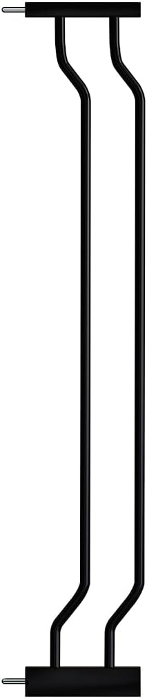 Fairy Baby Safety Gate 4.72 inch Extension for Walk Through Baby Gate Auto Close Child Safety Gates Extension Black