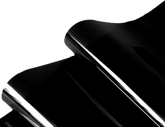 Fish Tank Aquarium Background - Black, Electrostatic Adhesion, Glue-Free, Easy Installation, Traceless Removal, Size 15.7 X 39 Inch