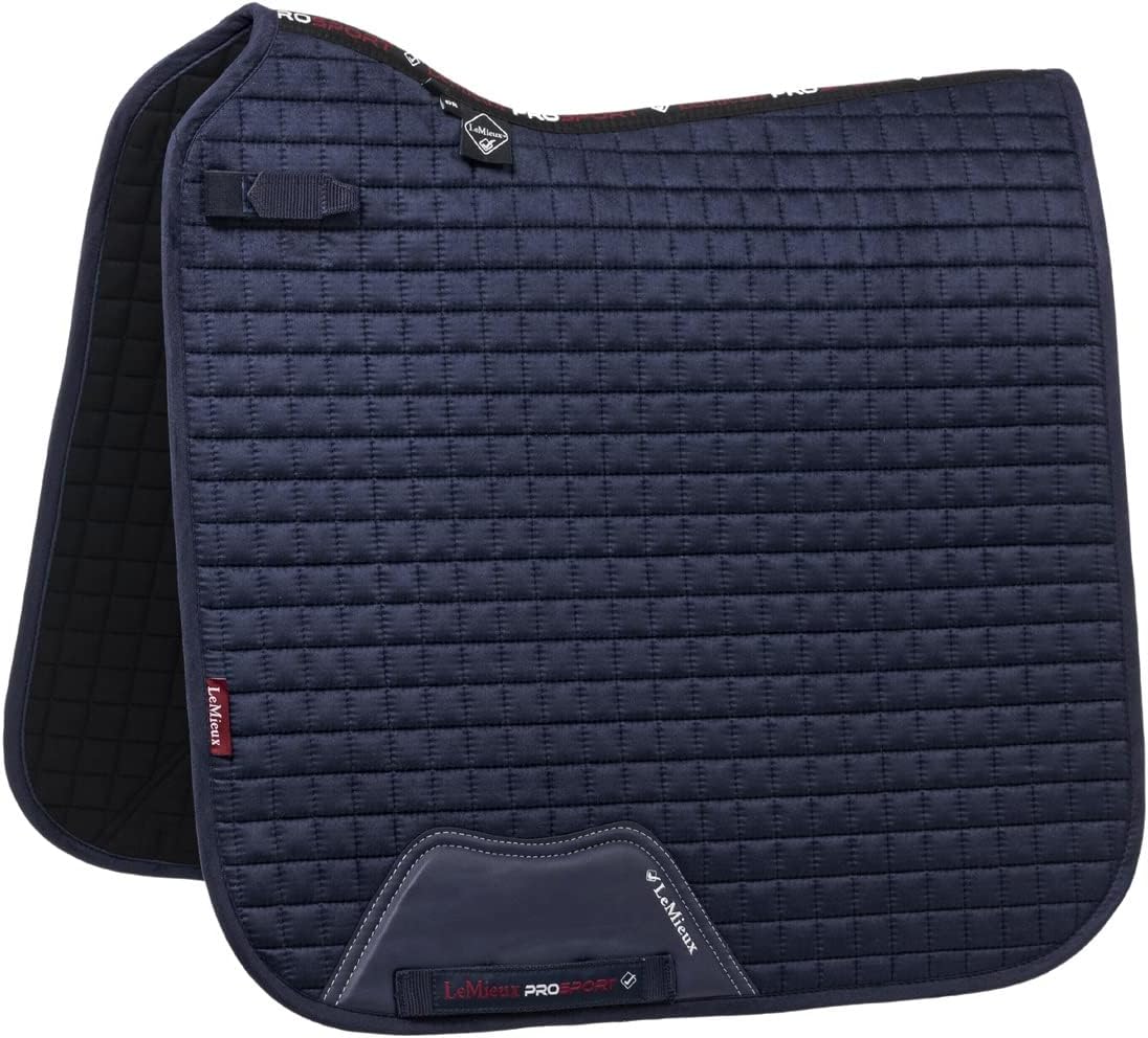 LeMieux Suede Dressage Square - English Saddle Pads for Horses - Equestrian Riding Equipment and Accessories