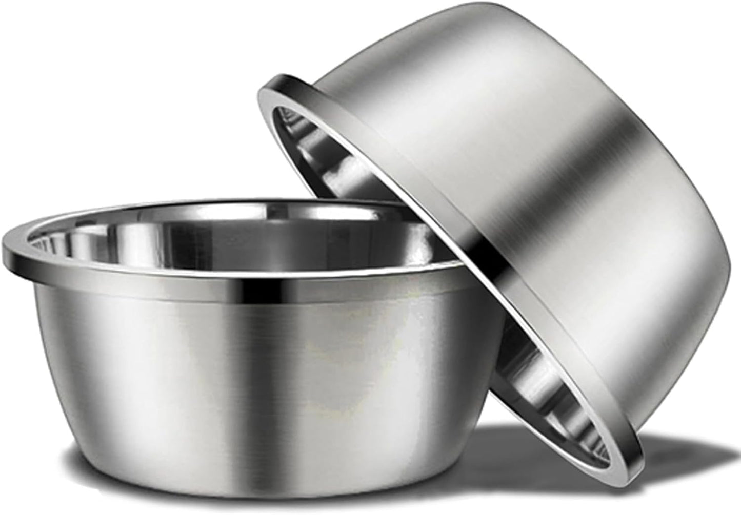 Stainless Steel Large Dog Food Bowl, 96 oz (12cup) Large Capacity Dog Water Bowl, Heavy Duty, BPA Free for Large and Medium Dogs (2 pcs)