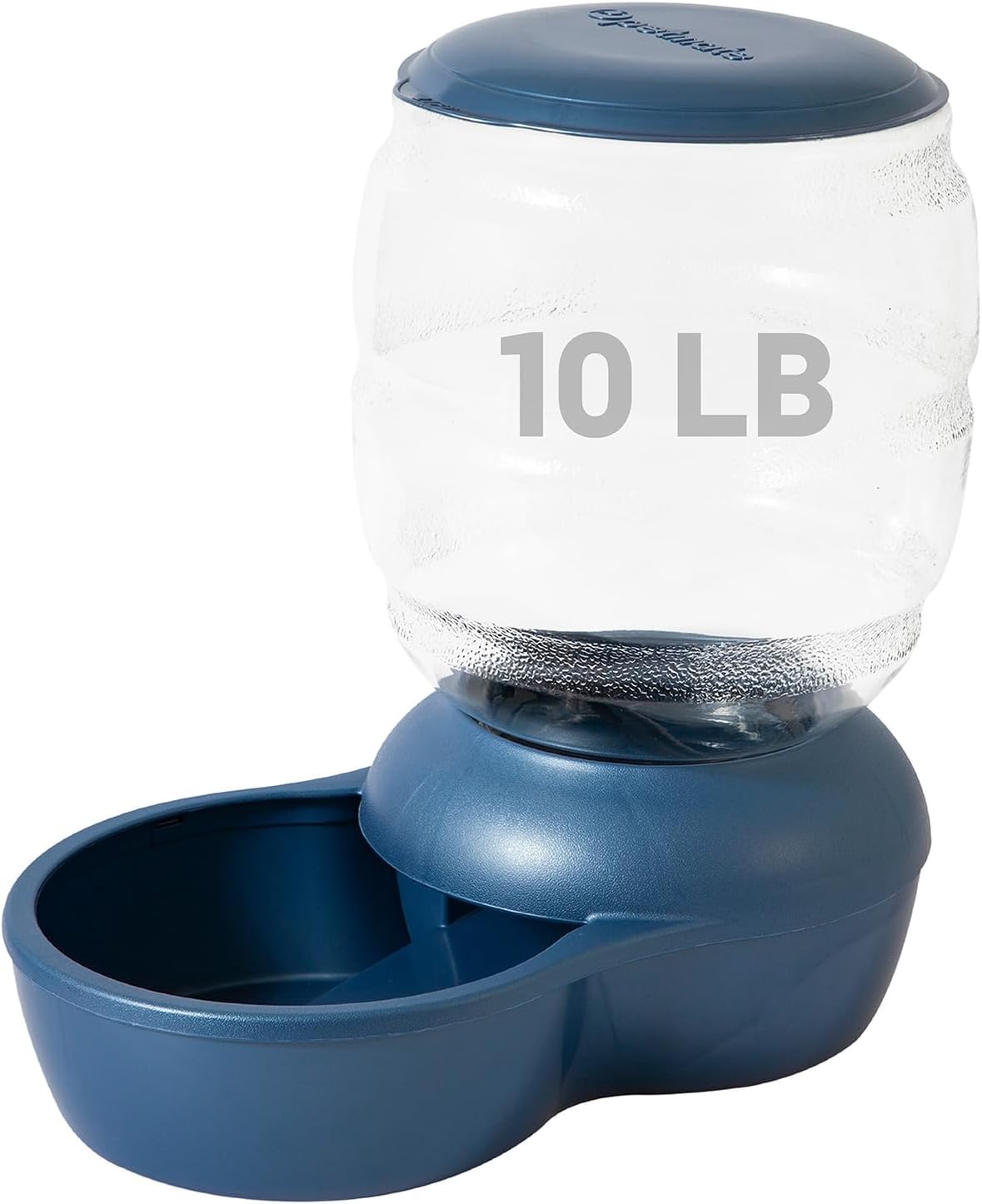 Petmate Replendish Feeder Automatic Cat and Dog Feeder, Pearl Peacock Blue, 10 LB, Made in USA