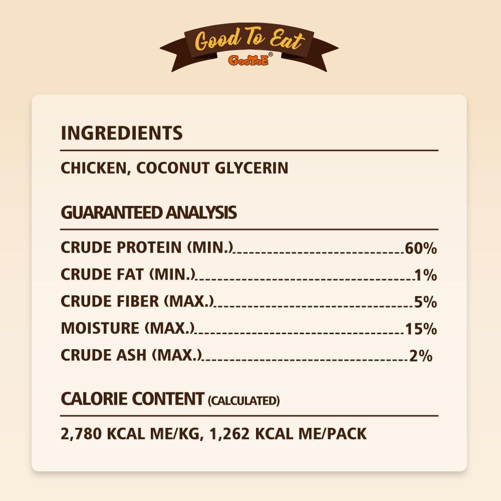 Gootoe Soft Chicken Knots 1 lb, Dog Treats, All Natural, Grain-Free, High-Protein, Healthy & Easily Digestible, Soft Texture, Resealable