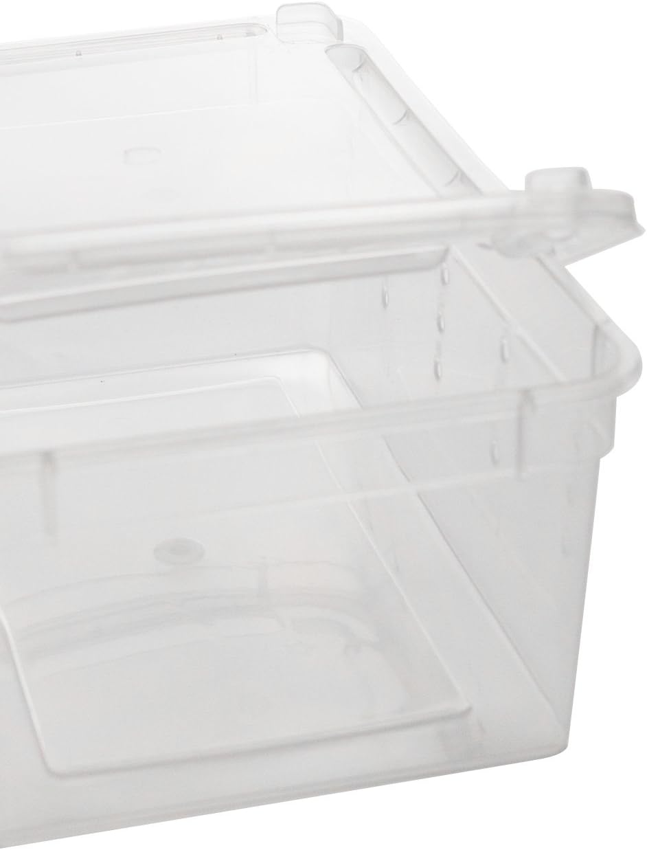 OMEM Portable Reptile Terrarium Habitat for Mini Pet Houses Breathable Holes Stackable Container (2PCS-XS)