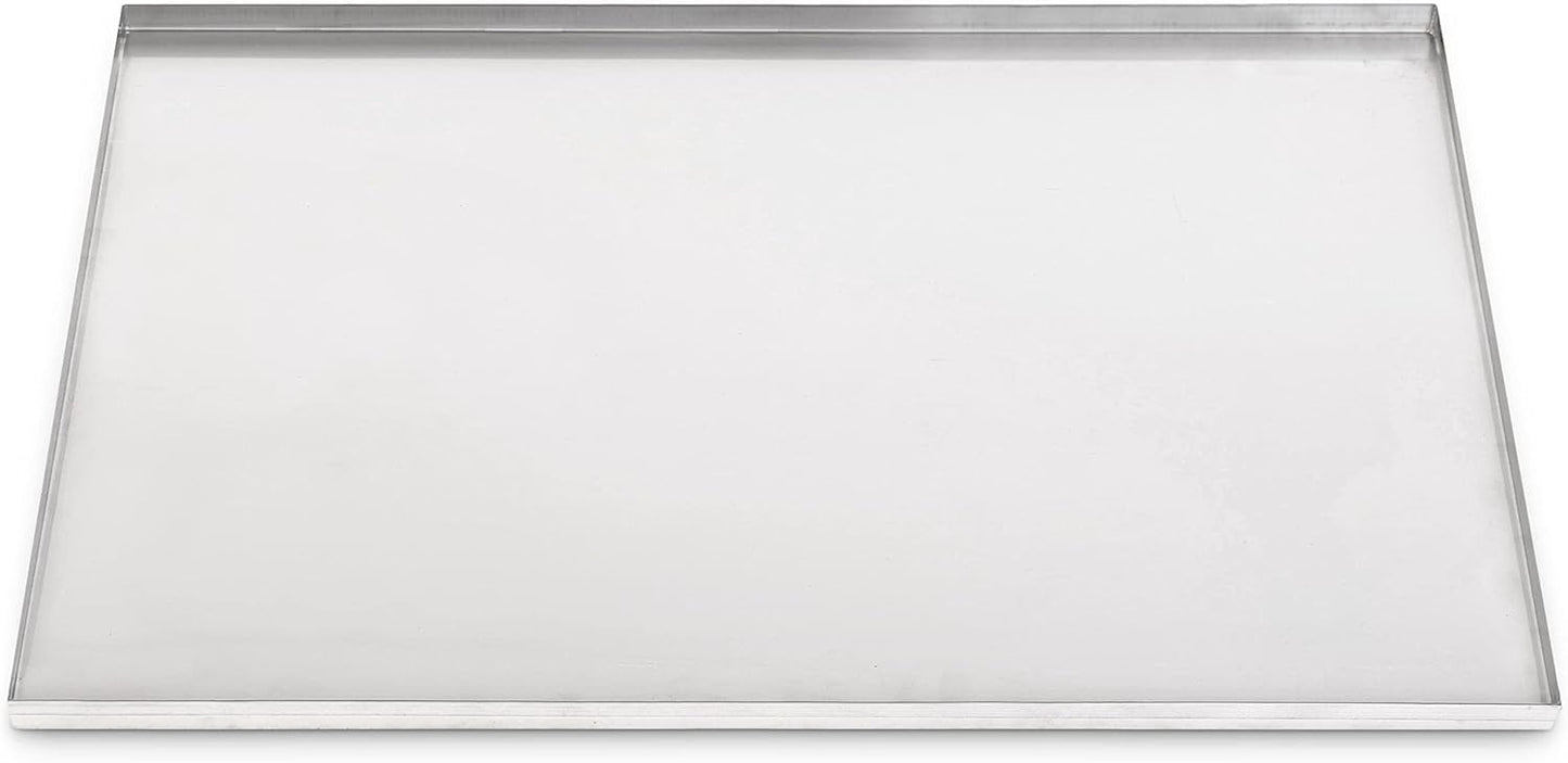 41" x 26" Metal Replacement Dog Crate Pan Chew Proof Crack Proof Pet Kennel Tray Central Dog Training Crate Pan Pet Supplies, Galvanized, 1" H