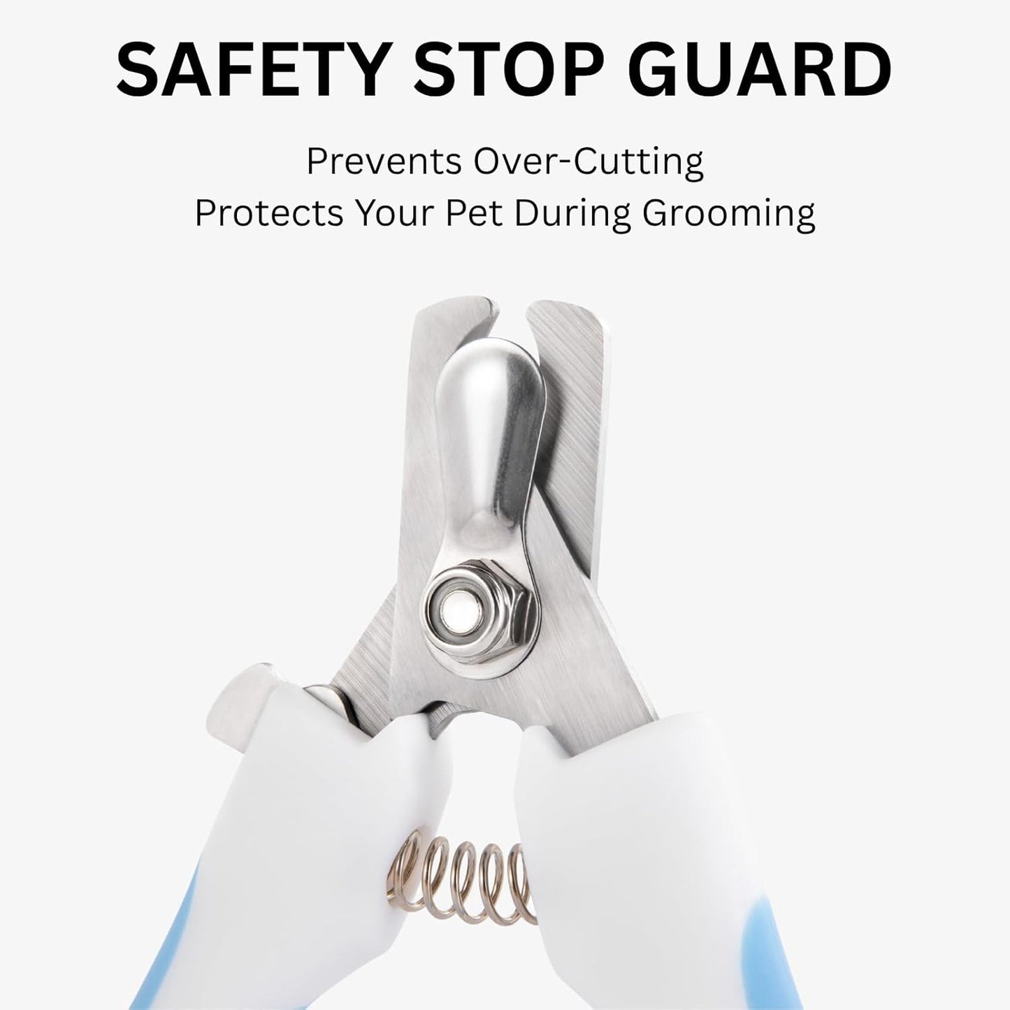 AIXINPET Dog & Cat Nail Clippers and Trimmers - with Free Nail File, Protective Guard to Avoid Over Cutting, Extra Sharp Blade - Suitable for Small to Large Dogs, Puppies, Birds and Rabbits (Large)