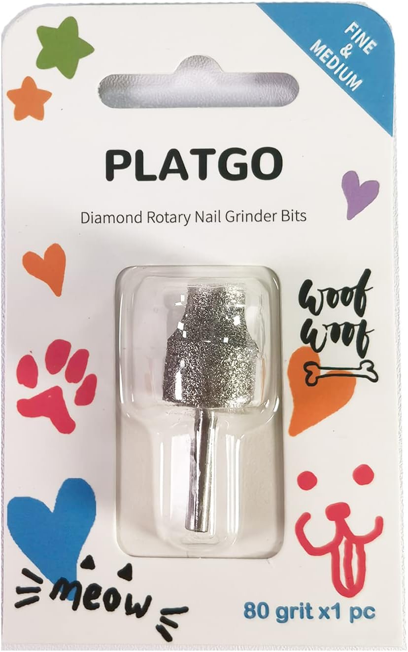 Diamond Nail Grinder Classic C, Diamond Dremel Dog Nail Grinder Attachment, Dogs&Pets Nail Care, 1/8'' Pet Nail Grinder Wheel Work with Dremel Sanding Drums for Animals Nail Care & Home Grinder Tools