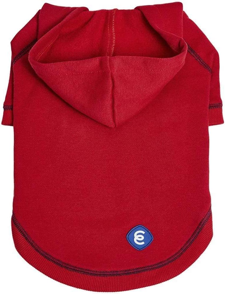 Blueberry Pet Essentials Hoodie – 10″ Soft Cotton‑Blend Mid‑Weight Sweatshirt with Hood, Award‑Winning Small‑Dog Jacket