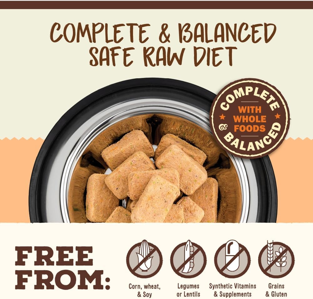 Primal Freeze Dried Raw Cat Food Nuggets Pork, Complete & Balanced Meal or Topper, Premium, Healthy, Grain Free, High Protein Raw Cat Food with Probiotics (5.5 oz)