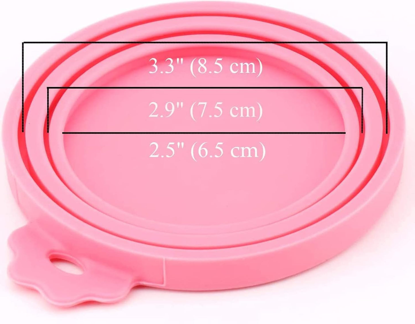 Dog Food Can Covers Silicone Food Can Lids for Cat Dog Pet Food Cans | Universal Size | BPA Free | (Mix Color3)