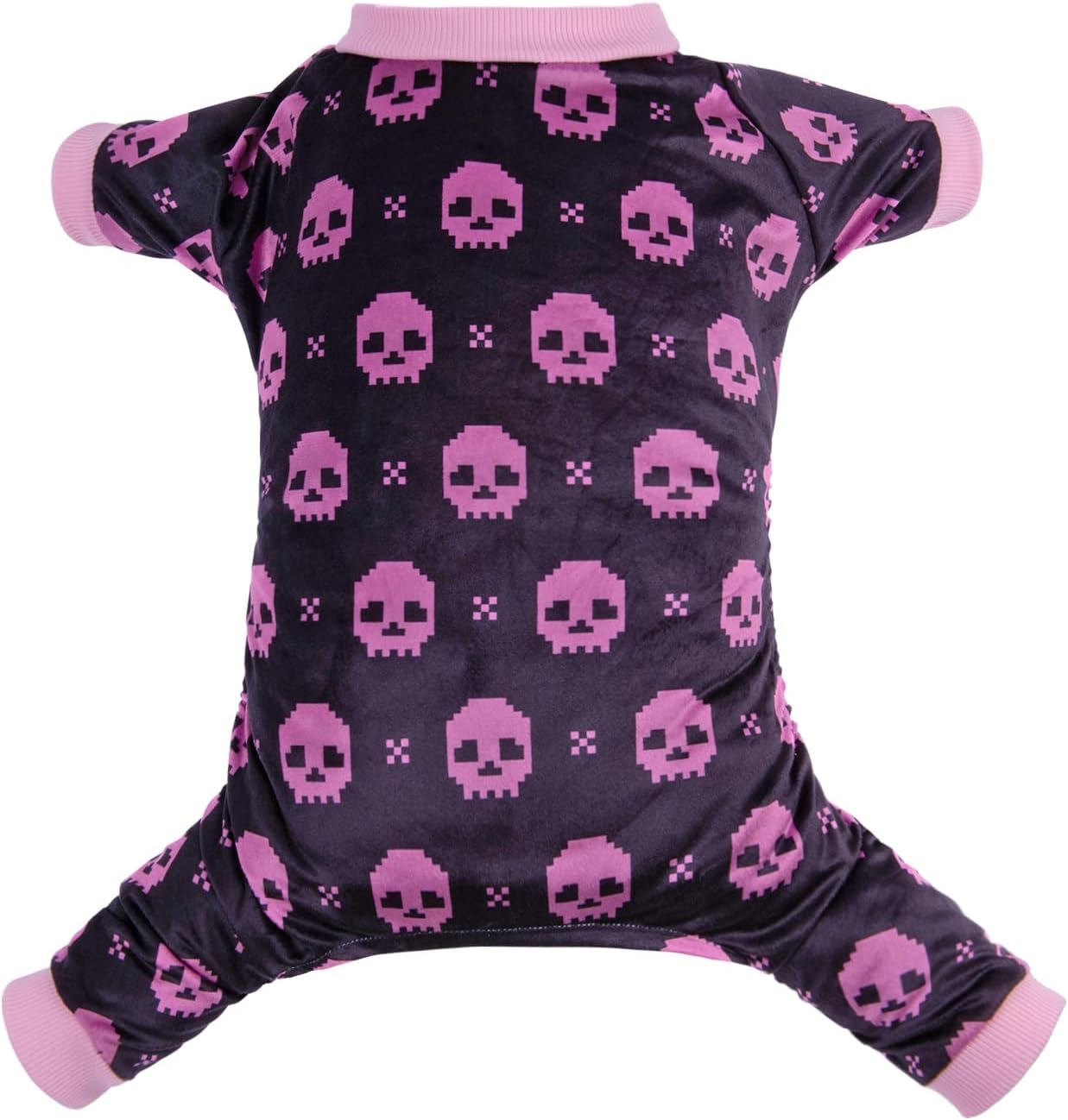 CuteBone Dog Halloween Pajamas Puppy Onesies Small Dogs Soft Pjs Coat Cat Apparel Comfy Pet Clothes Outfit Doggie Bodysuit P248XL
