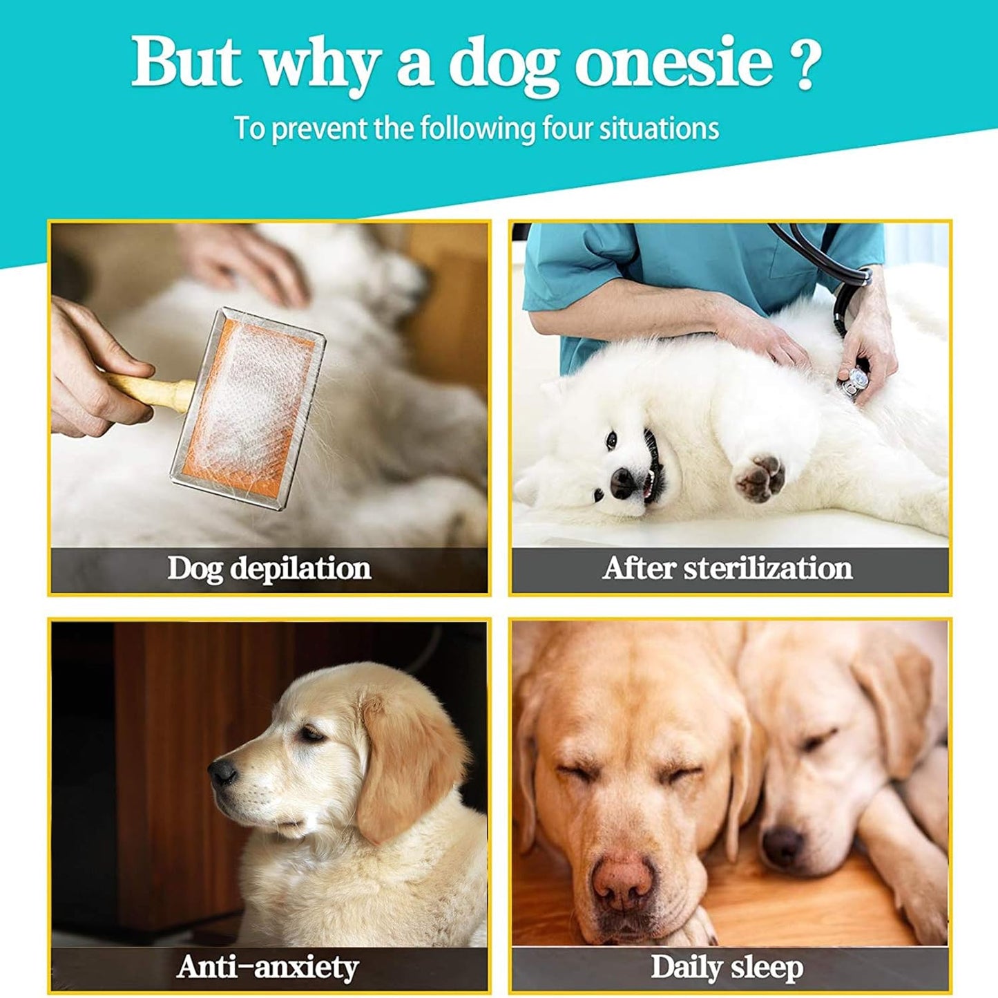 Yeapeeto Dog Onesie Surgery Recovery Suit for Large Medium Bodysuit Dogs Pajamas PJS Full Body for Shedding, Prevent Licking, Wound Protection, Cone Alternative (5XL, Pink)