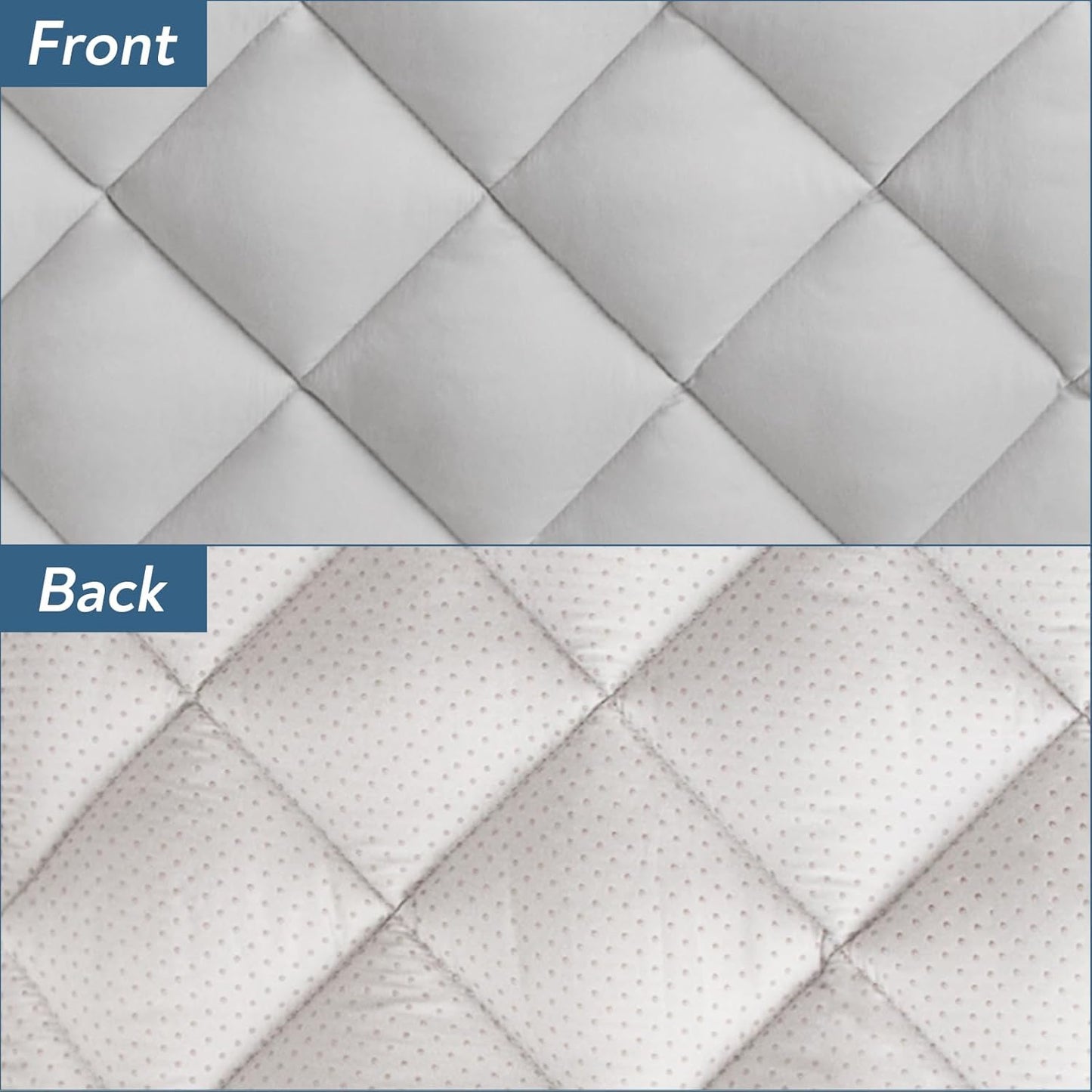 Magik & Kover Dog Crate Pad 2 Pack (36" x 23"), Soft Dog Crate Mat with Anti-Slip Bottom, Machine Washable Kennel Pad, Fits 36 Inch, Grey