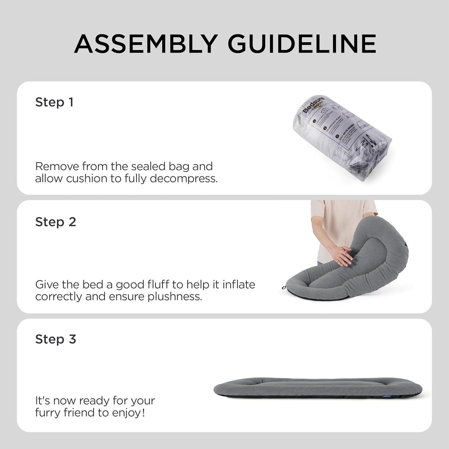 Bedsure Washable Dog Crate Pad for Small Dogs, Anti-Slip Puppy Kennel Dog Bed for Crate - Ultra Soft Fleece Flat Thin Pet Mat (Not Chew Proof), Brown 23"x17"