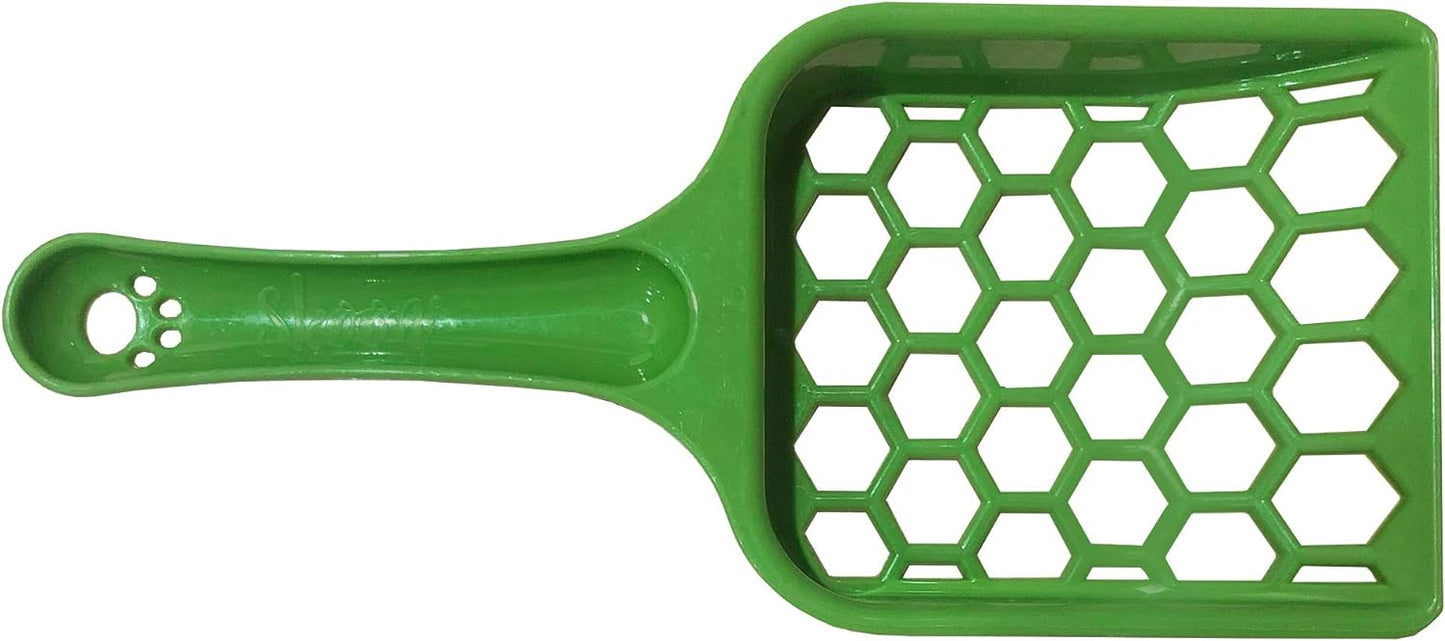 Skoon Cat Litter Pooper Skooper (1 Pack) - Wide Opening, Non-Clumping Litter Box Sifter Removes Solids Without Wasting Pebbles