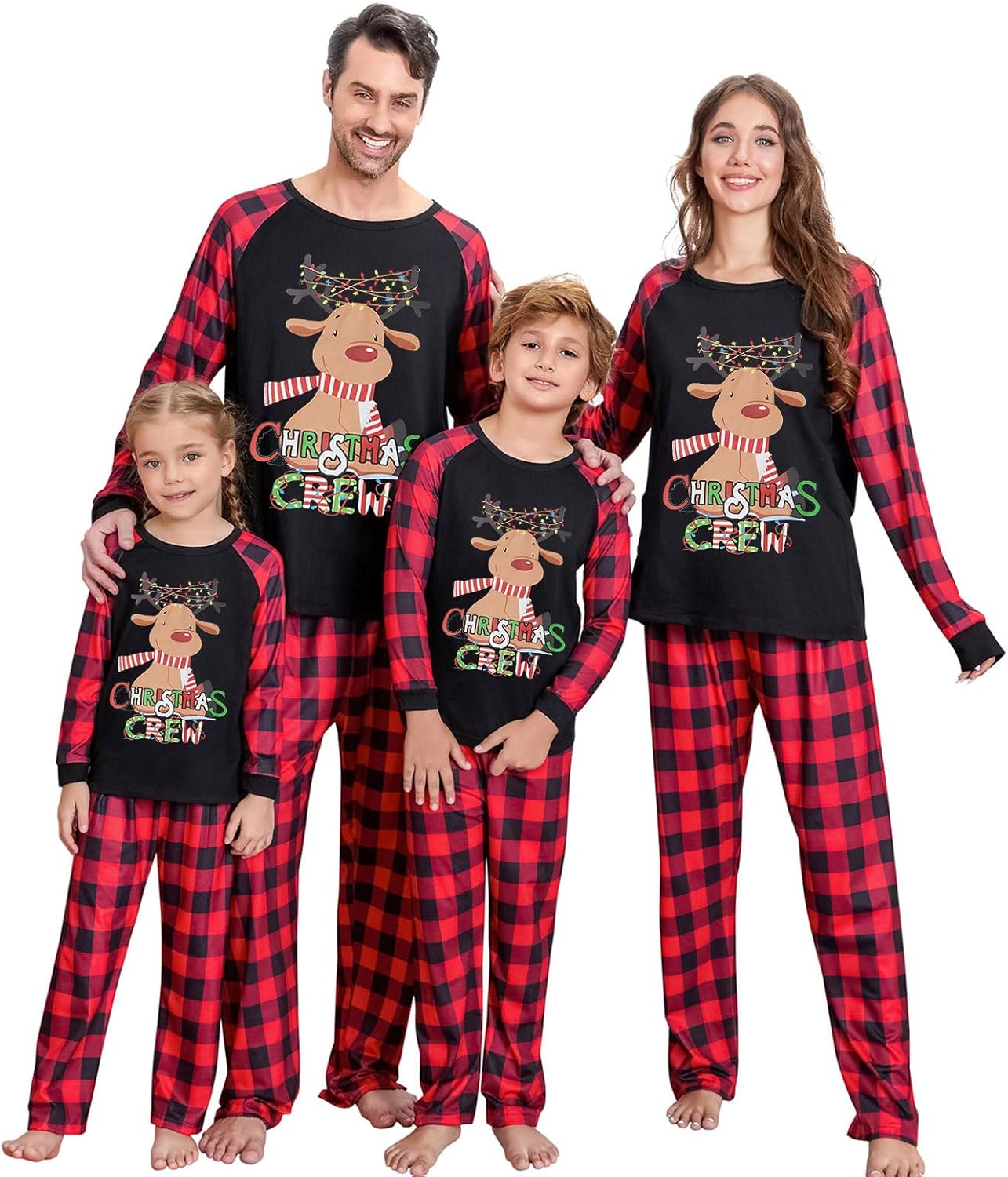 Matching Family Christmas Pajamas Set - Xmas Sleepwear PJs