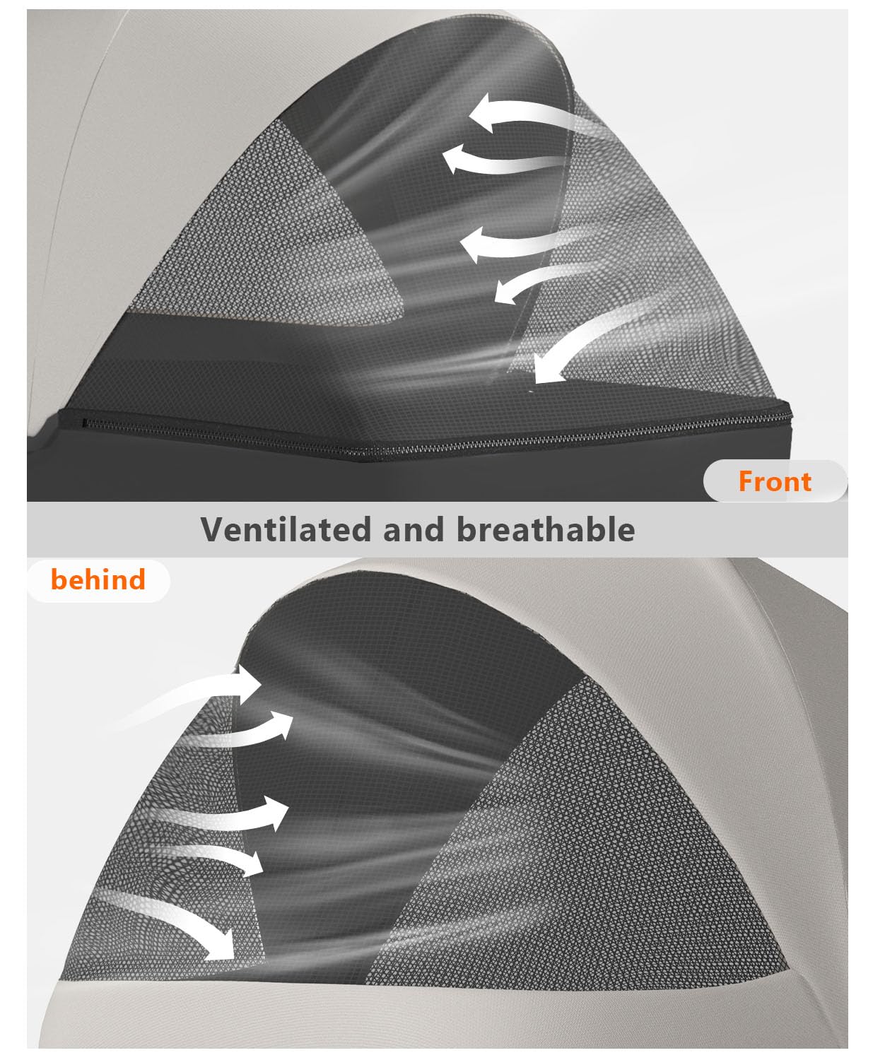 Pet Stroller with 4 Wheels for Small/Medium Pets,Travel Foldable Detachable Carrier for Dog Cat Cage Jogger Stroller, Rear Wheel Breaks, Storage Basket, Visible Mesh Weather Cover (Black)