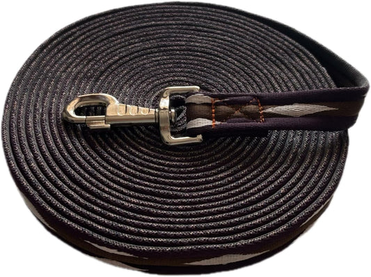 Premium Horse Training Lunge Line with Alloy Trigger Buckle for Accurate Equestrian Training of 26 Foot (8 Meters)