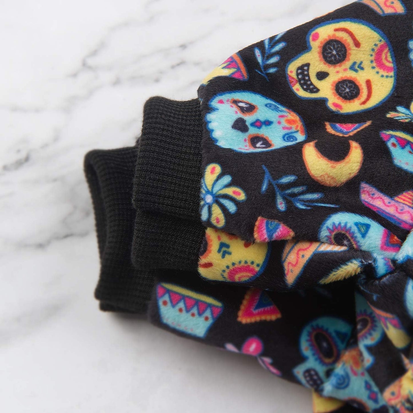 CuteBone Small Dogs Outfit Soft Puppy Onesies Pjs Halloween Dog Pajamas Pet Coat Cat Apparel Comfy Doggie Jumpsuit Bodysuit for All Seasons P73XL