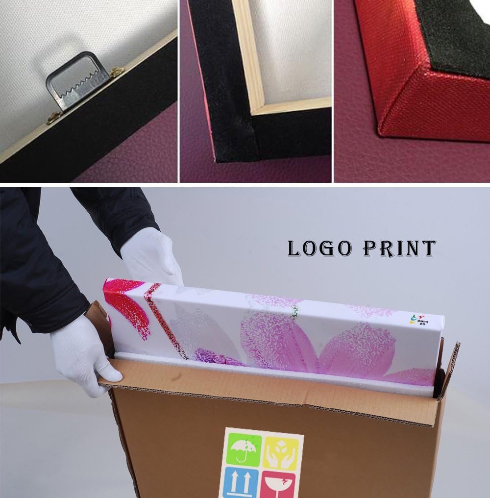 KREATIVE ARTS Canvas Print Wall Art Painting Contemporary Blue Tree In Black And White Style Fall Landscape Picture Modern Giclee Stretched And Framed Artwork (Large Size 60x32inch)