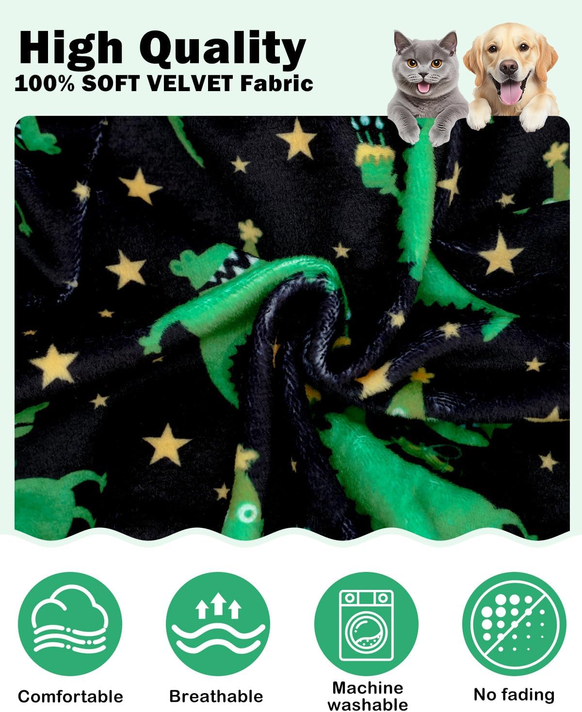 CuteBone Dinosaur Costume Dog Pajamas, Stretchy Spandex Crystal Velvet Sleepwear Coat for Small Dogs, Soft & Warm Pet Outfit Clothes for Cold Weather, Cozy Pullover Design COSP14L