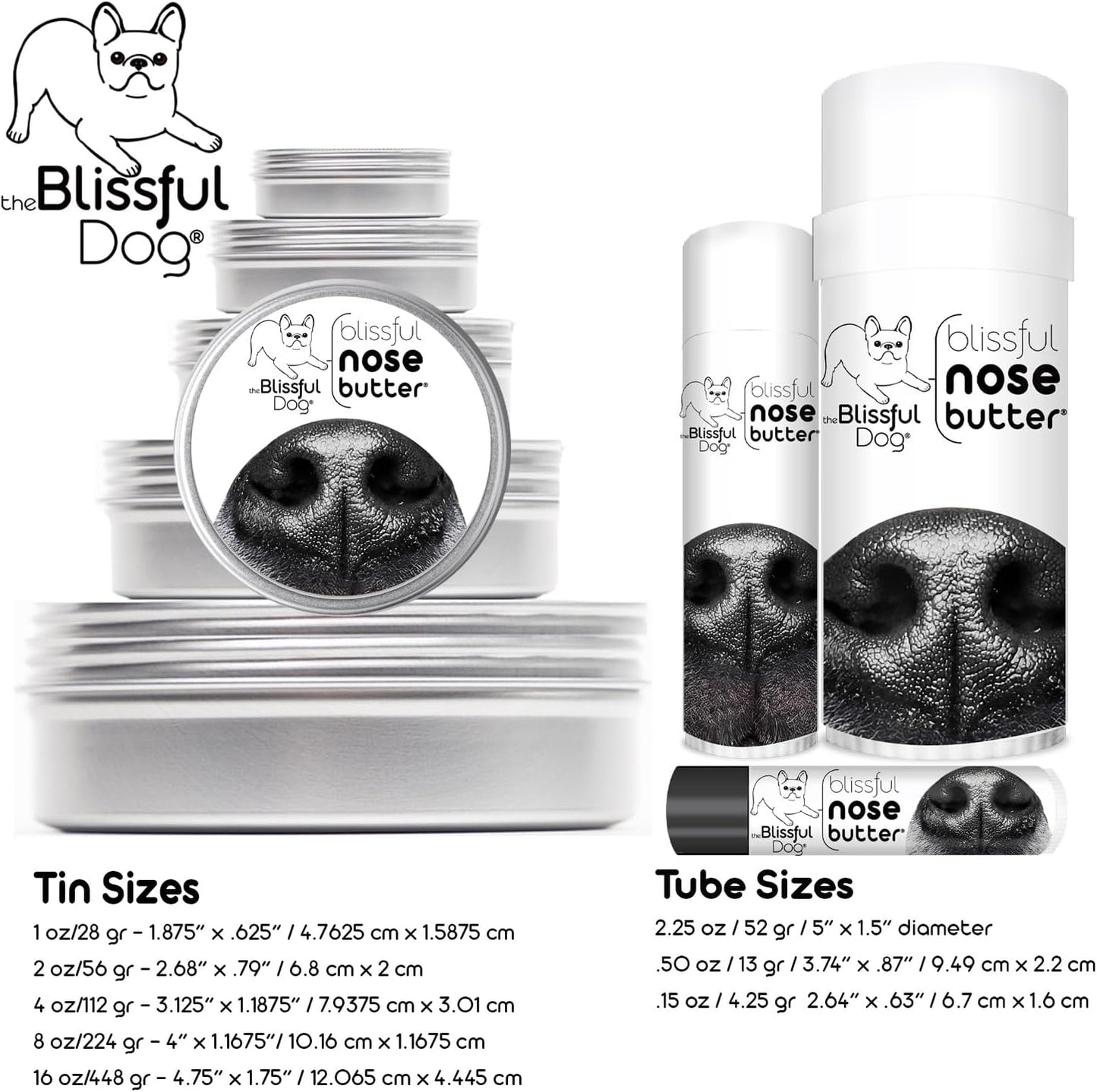 The Blissful Dog Leonberger Unscented Nose Butter - Dog Nose Butter, 2 Ounce
