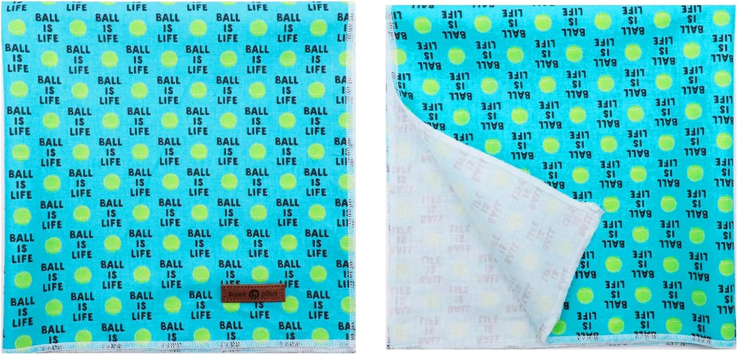 Lionet Paws Dog Bandana,Fabric Ball Dogs Kerchief for Medium Large Dogs,Dog Cotton Triangle Bibs Scarf for Girl Boy