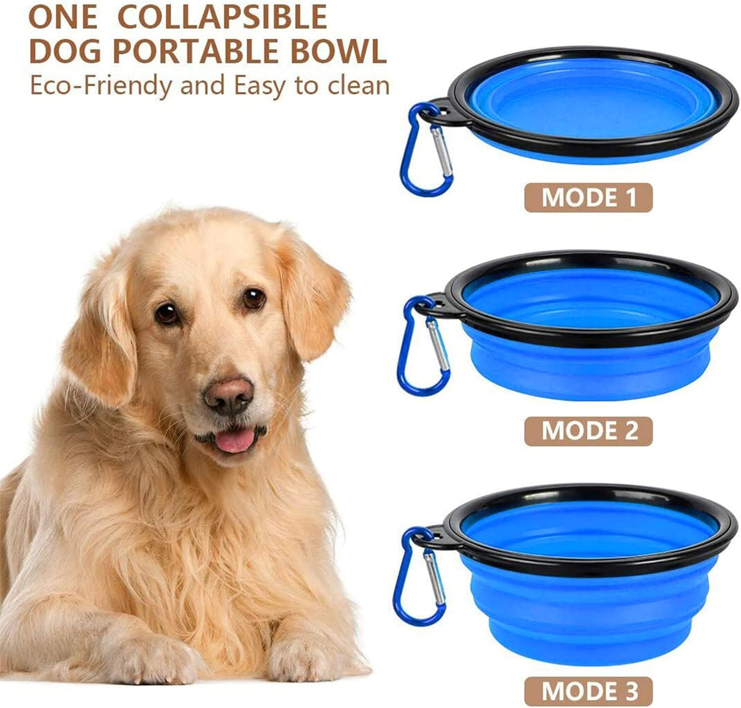 Dog Food Storage Container, 5-7 Lbs Airtight Pet Food Container, Cat Food Container Dispenser with Portable Handle, Pouring Spout and 4 Seal Buckles for Dogs Cats 2 Pack Blue