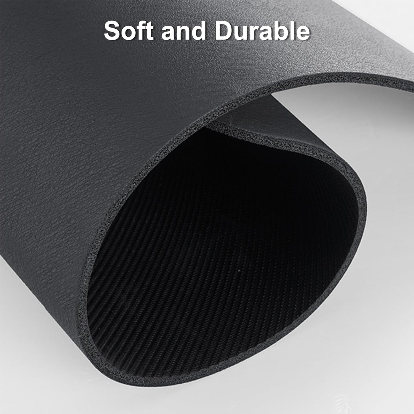 YCT Cat Food and Water Mat for Pets - Non-Slip Super Absorbent Dog Bowl Mat With Multiple Cat Heads Logo - 24 x 16.9 Inches, Dark Grey