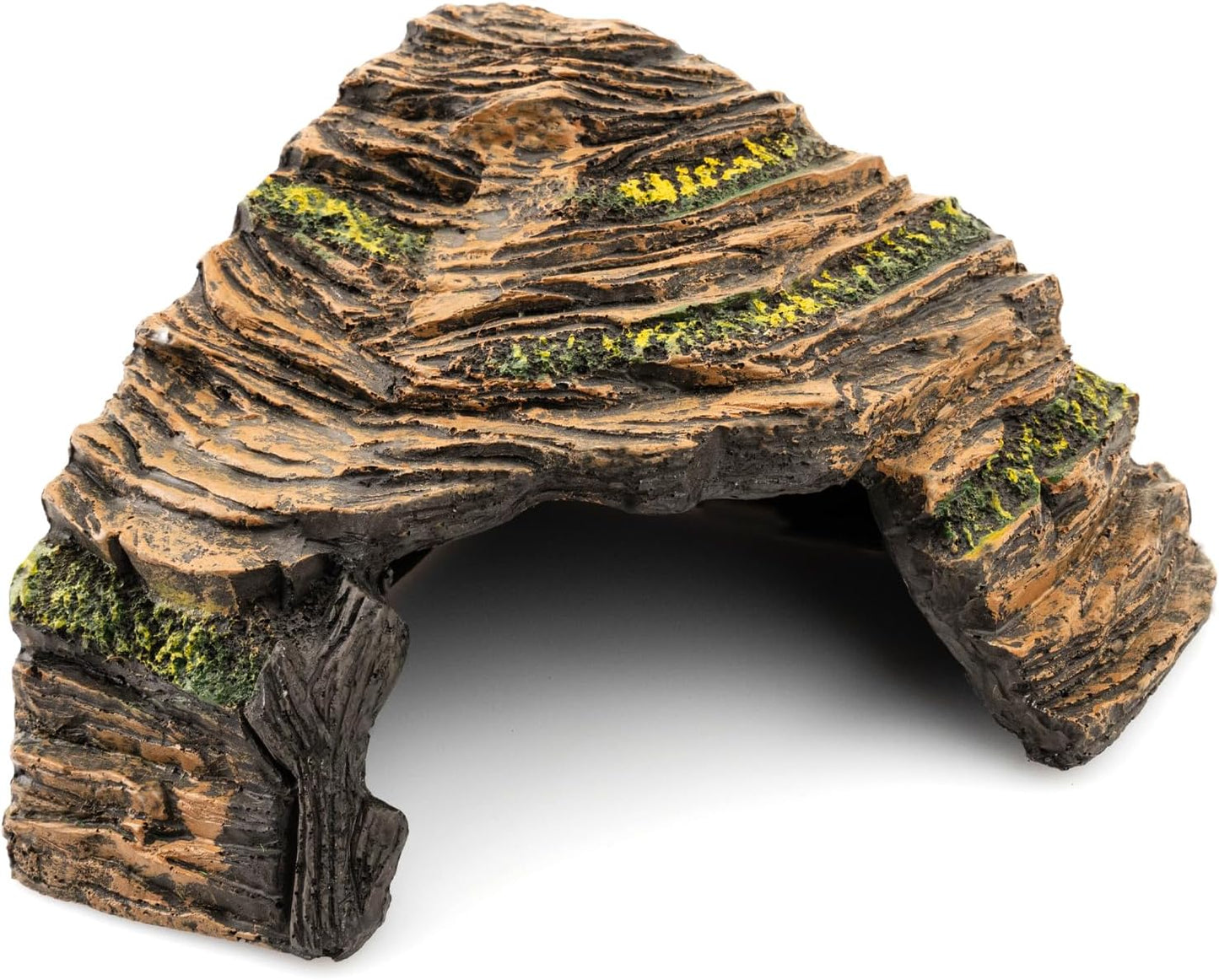Reptile Hide Cave - Naturalistic Terrarium Décor for Reptiles and Amphibians, Safe & Comfortable Hideout