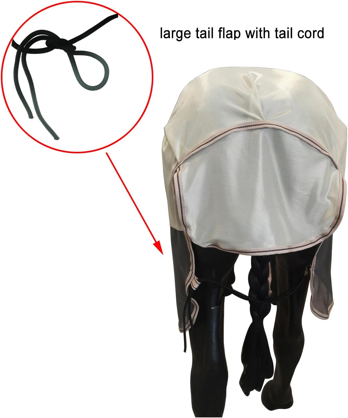 BARN & STABLE Breathable and UV Protective Horse Fly Sheets Tear-Resistant Mesh Fly Sheets for Horse Comfy Equine Summer Sheets with Removable Web Leg Straps