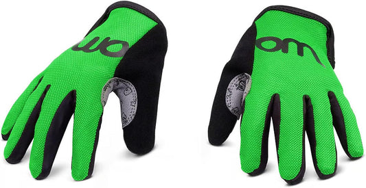 woom TENS Bike Gloves, Child’s & Youth Bicycle Full Finger Protection with Grip for Road Cycling & Mountain Biking (Boys & Girls)