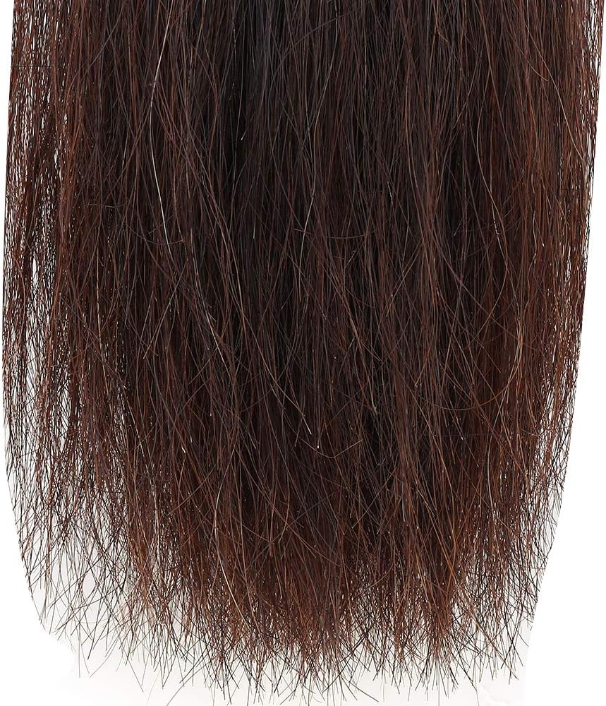 Horse Tail Extensions with Braided Horsehair Loop, Blunt Cut Bottom, 28-30 inches Long and 3/8 lb Weight