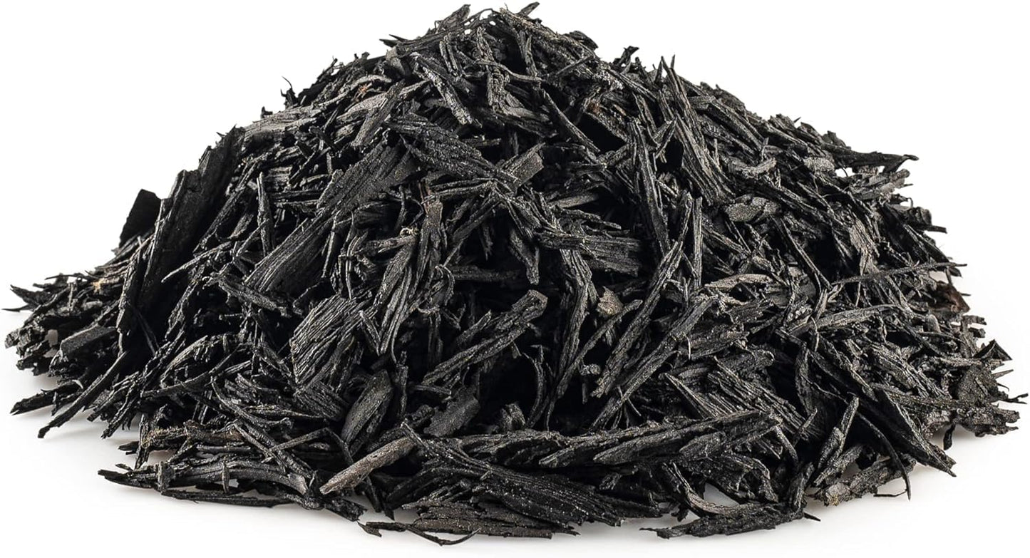 Premium Black Wood Mulch for Landscaping, Gardens, Lawns, Potting Media, and Potted Plants (1 CF - 28 L - 30 QTS)