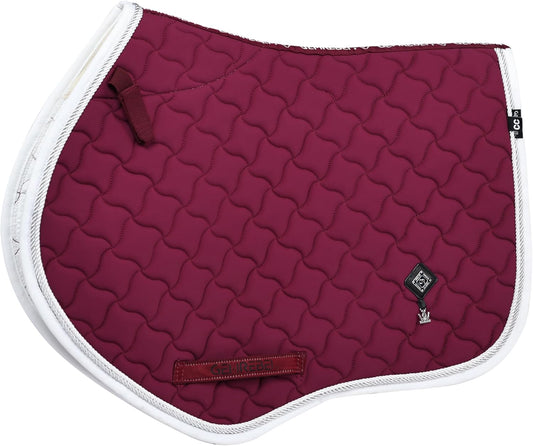 Close Contact Non-Slip Design Horse Riding Pad Moisture-Wicking Shock Absorbing English Saddle Pad for Horses