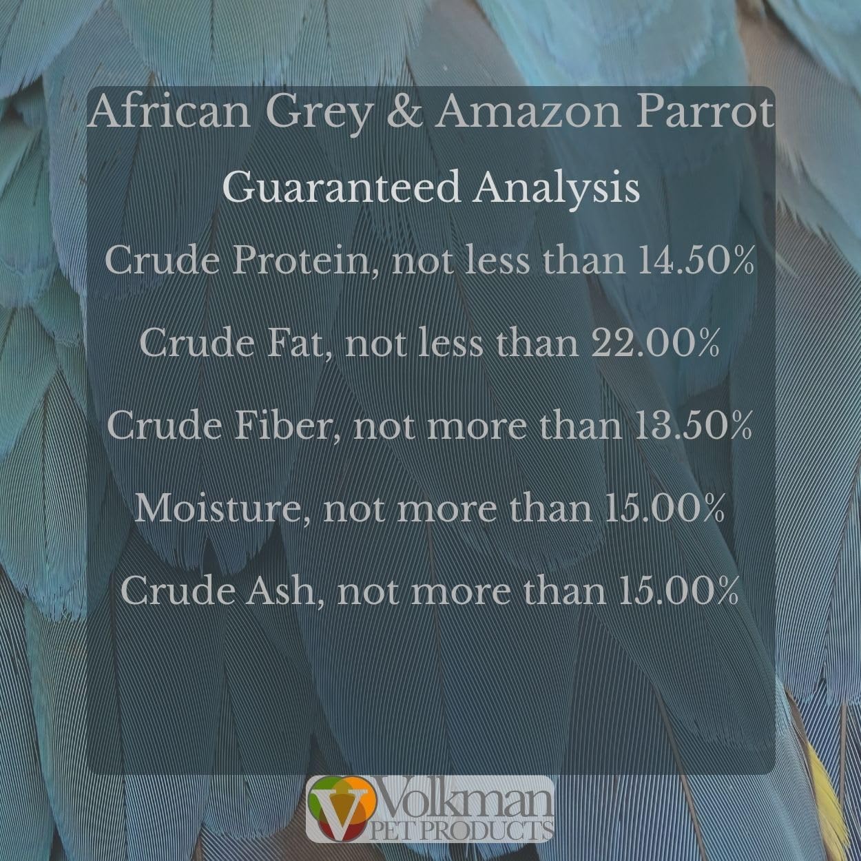 Volkman Avian Science Super African Grey Bird Food 4lb