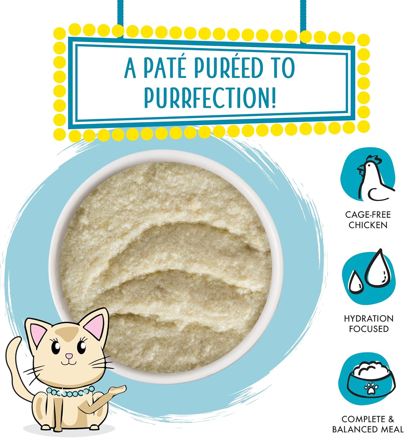 Weruva Wet Cat Food, Press Your Lunch with Chicken Pate, 3oz Can, Pack of 12