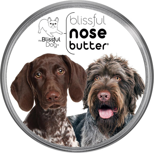 The Blissful Dog German Shorthaired Pointer Nose Butter, Versatile Dog Nose Balm for Dry Nose, Handcrafted Nose Moisturizer, Easy-to-Apply Dog Essentials, Unscented, 2 oz.