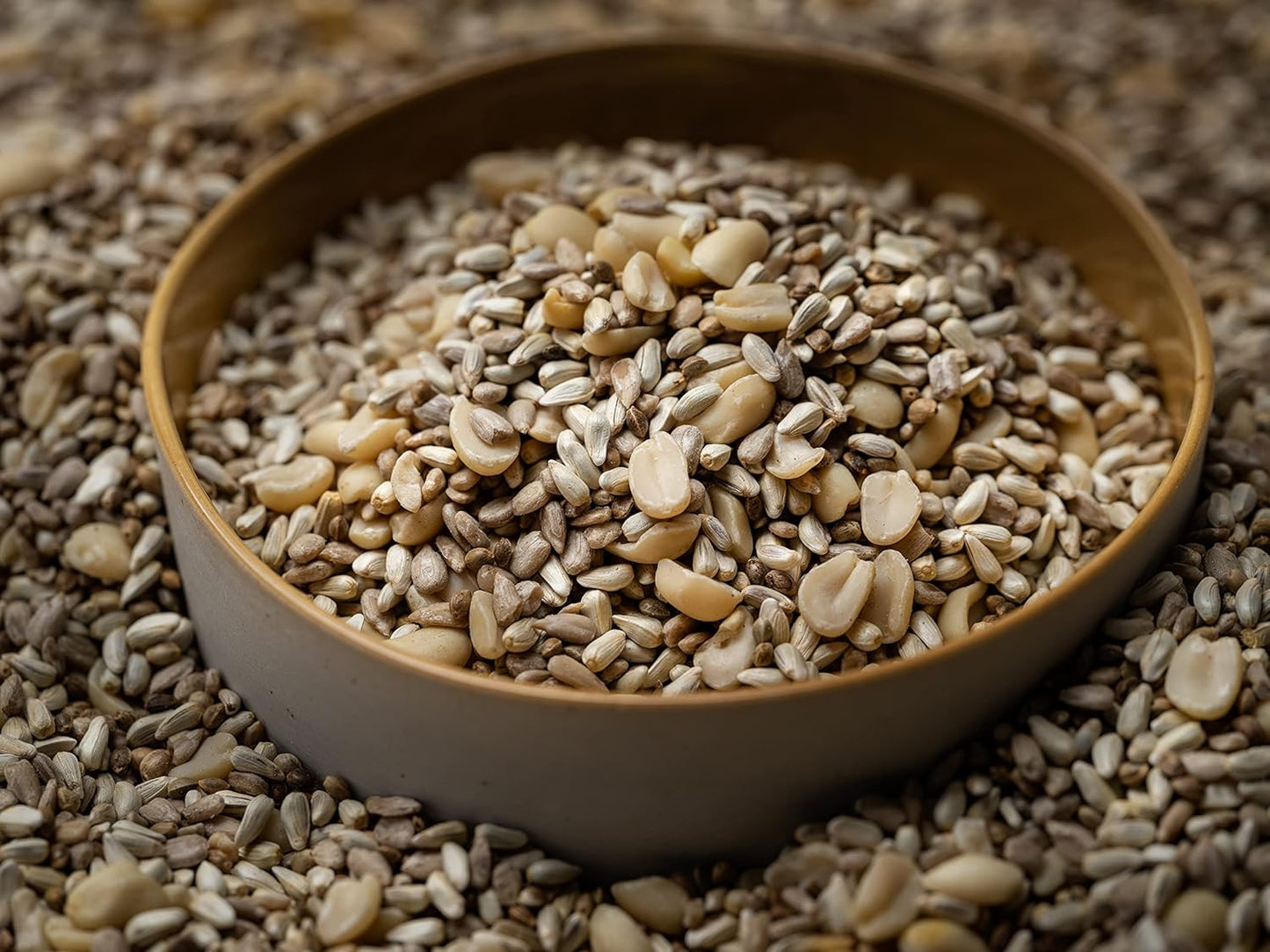 Flying Colors Premium Organic Wild Bird Seed | Woodstock 'Hempy' Blend | 100% USDA Organic Ingredients | No Fillers, No Pesticides | Sunflower Seed, Peanut, Safflower, Hemp | 3 Gallon Easy-Pour Carton