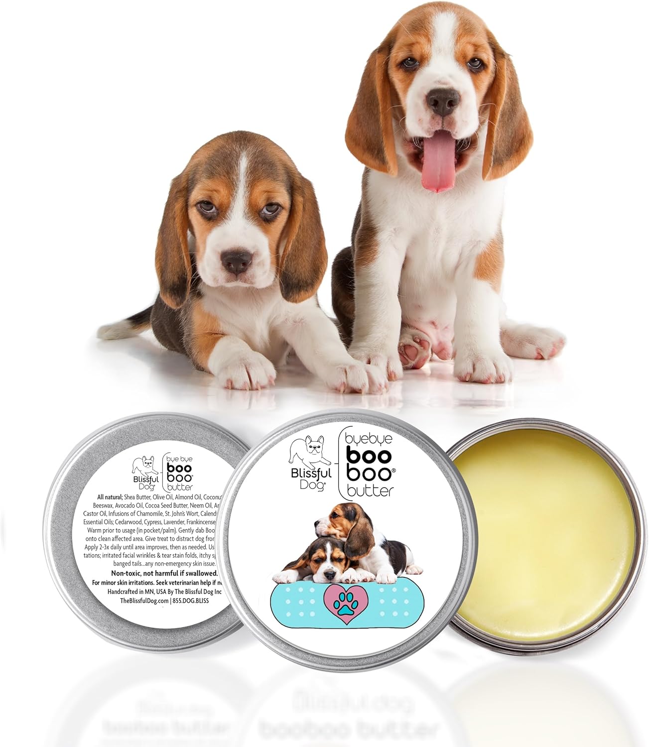 The Blissful Dog 8 oz TIN Beagle Booboo Butter
