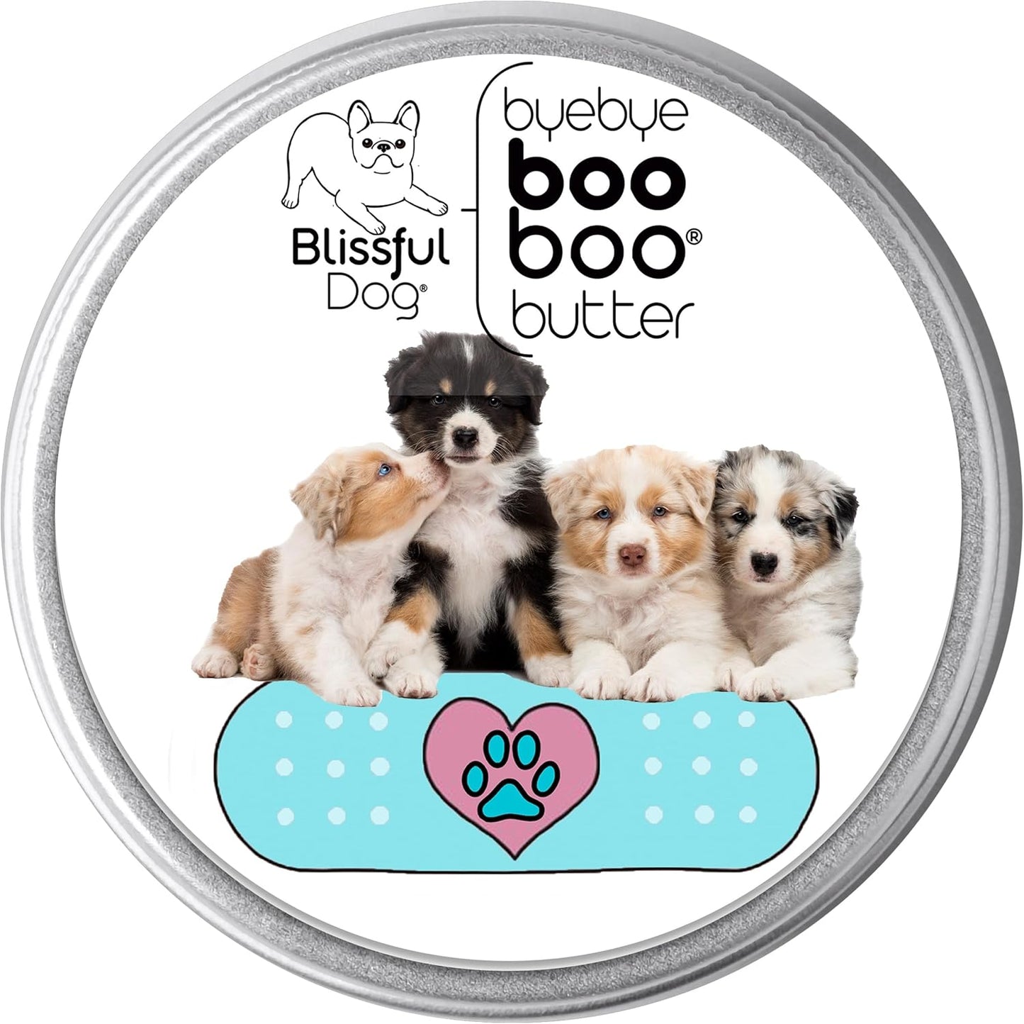 The Blissful Dog 2 oz TIN Australian Shepherd Booboo Butter