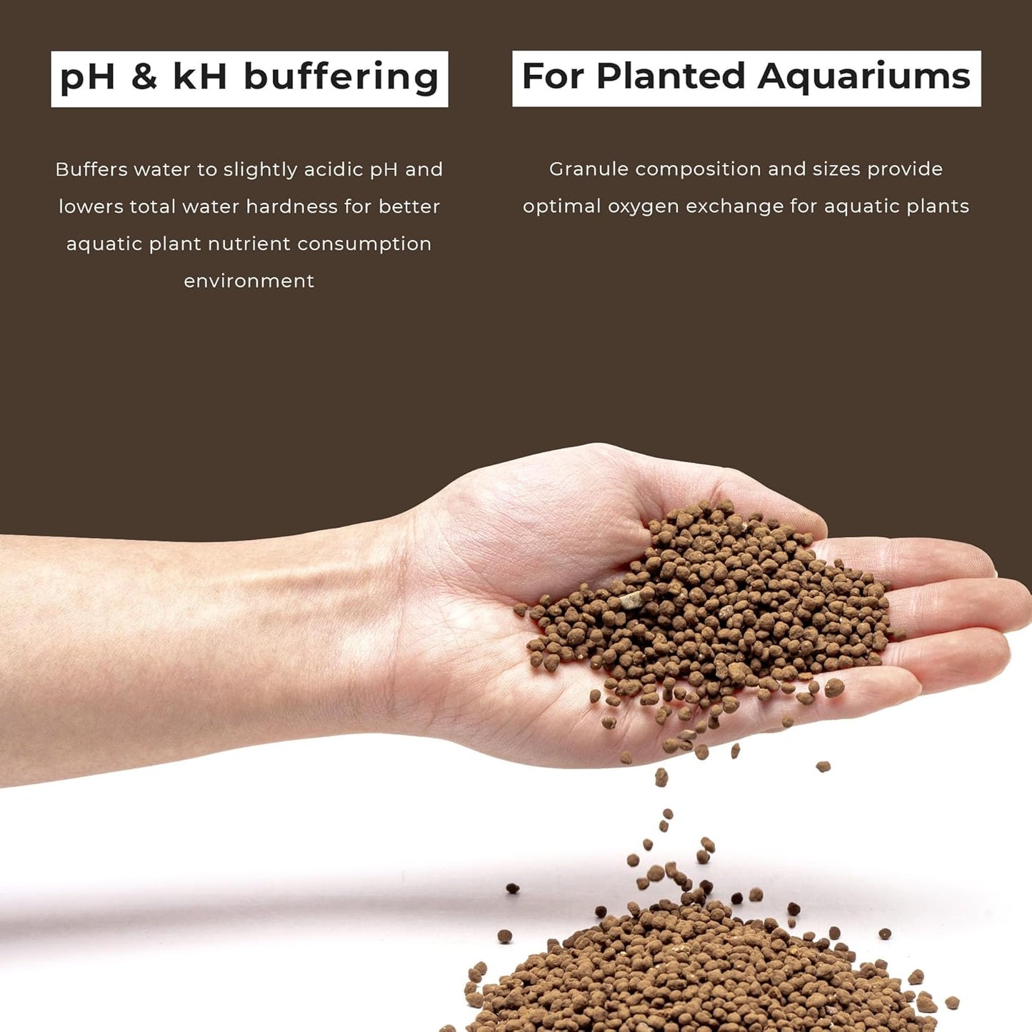 Ultum Nature Systems Controsoil - Freshwater Aqua Soil Substrate for Fish, Shrimp, Live Plant Propagation and Aquascaping - 6.8pH Low Ammonia, Volcanic Ash - Brown, Normal (10 Liter | 20LB)
