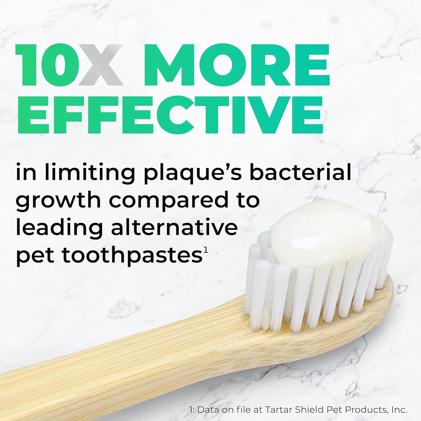 Tartar Shield Pro Care – Natural Enzymatic Pet Toothpaste – Protects Against Plaque & Tartar – Freshens Breath & Gently Removes Stains – for Dogs & Cats – Coconut Flavor, 3 Oz.