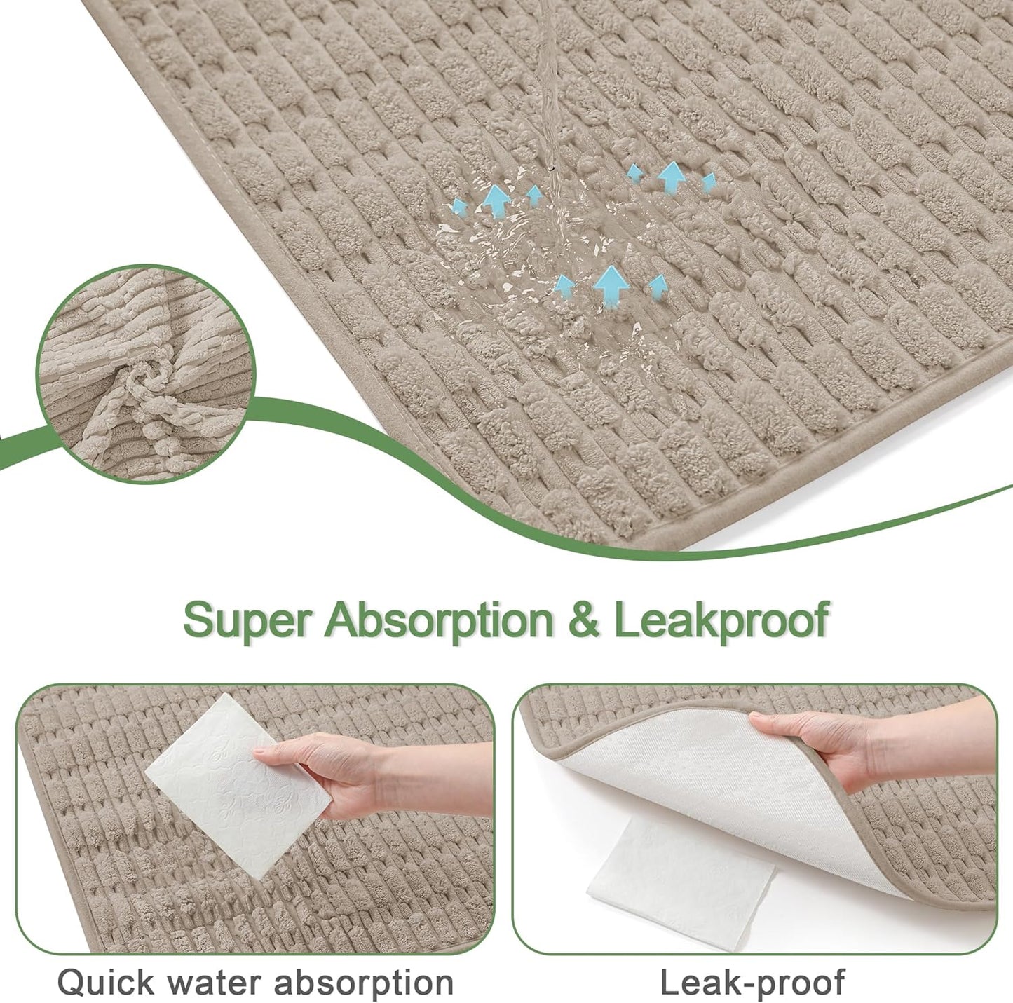 Washable Pee Pads for Dogs, 2 Pack Reusable Puppy Pads Dog Pads, Non-Slip Dog Pee Pads, Leakproof Pet Pee Pads Wee Wee Pads for Dogs. (Brown, 40"x40"(Pack of 2))